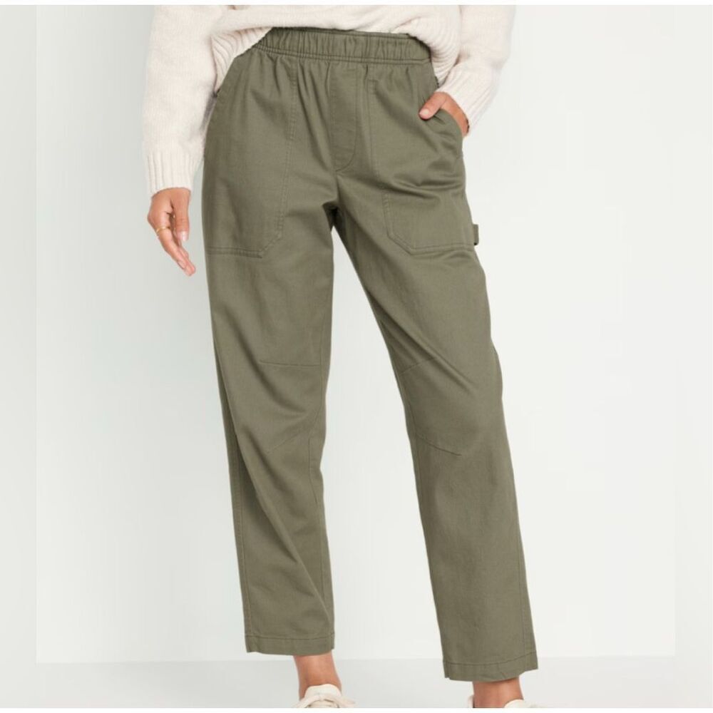 CHICO'S | Oversized Loose Pull On Casual Pants Drawstring | Vanity Size 4 (20)
